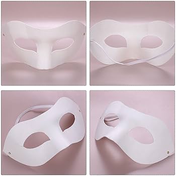 Amazon.co.jp: [Tumao] 仮面 お面 マスク ホワイト DIY マスク